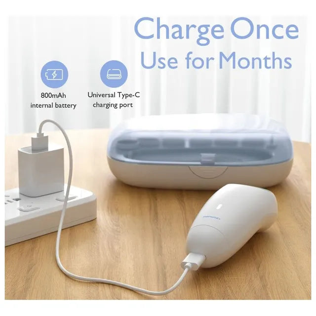 Momcozy - Baby Nail Trimmer Electric Rechargable - Blue