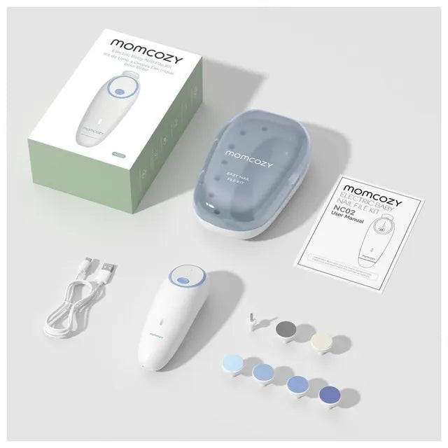 Momcozy - Baby Nail Trimmer Electric Rechargable - Blue