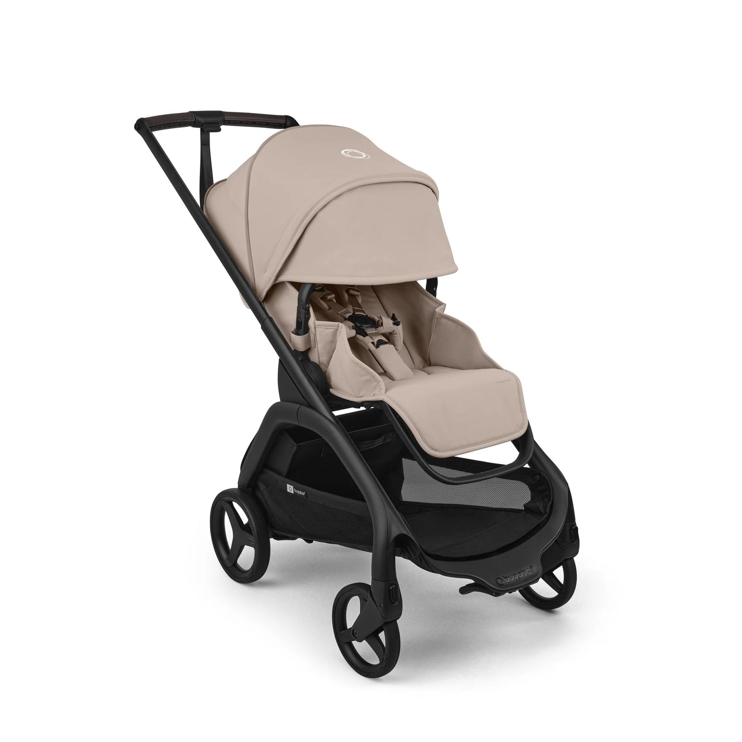 Bugaboo - Dragonfly + seat complete ME BLACK/DUSTY PINK-DUSTY PINK