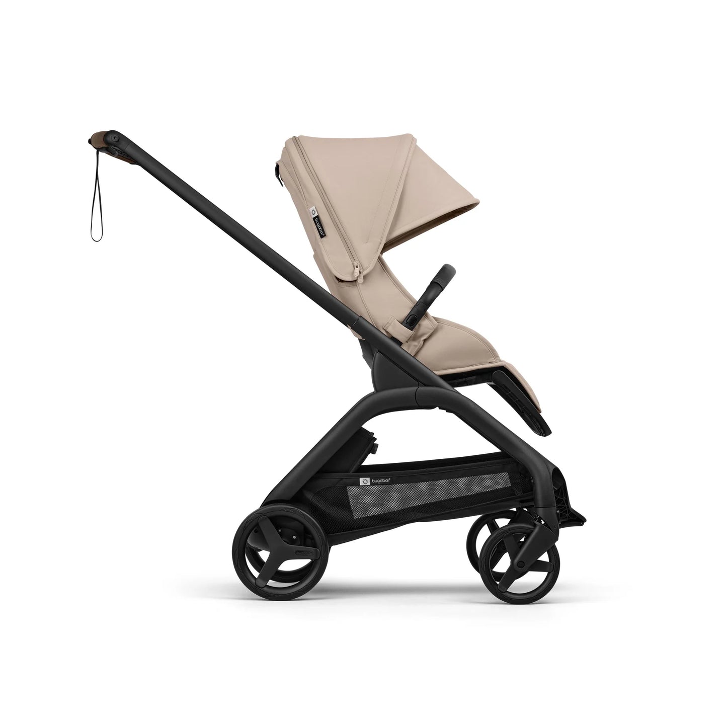 Bugaboo - Dragonfly + seat complete ME BLACK/DESERT TAUPE