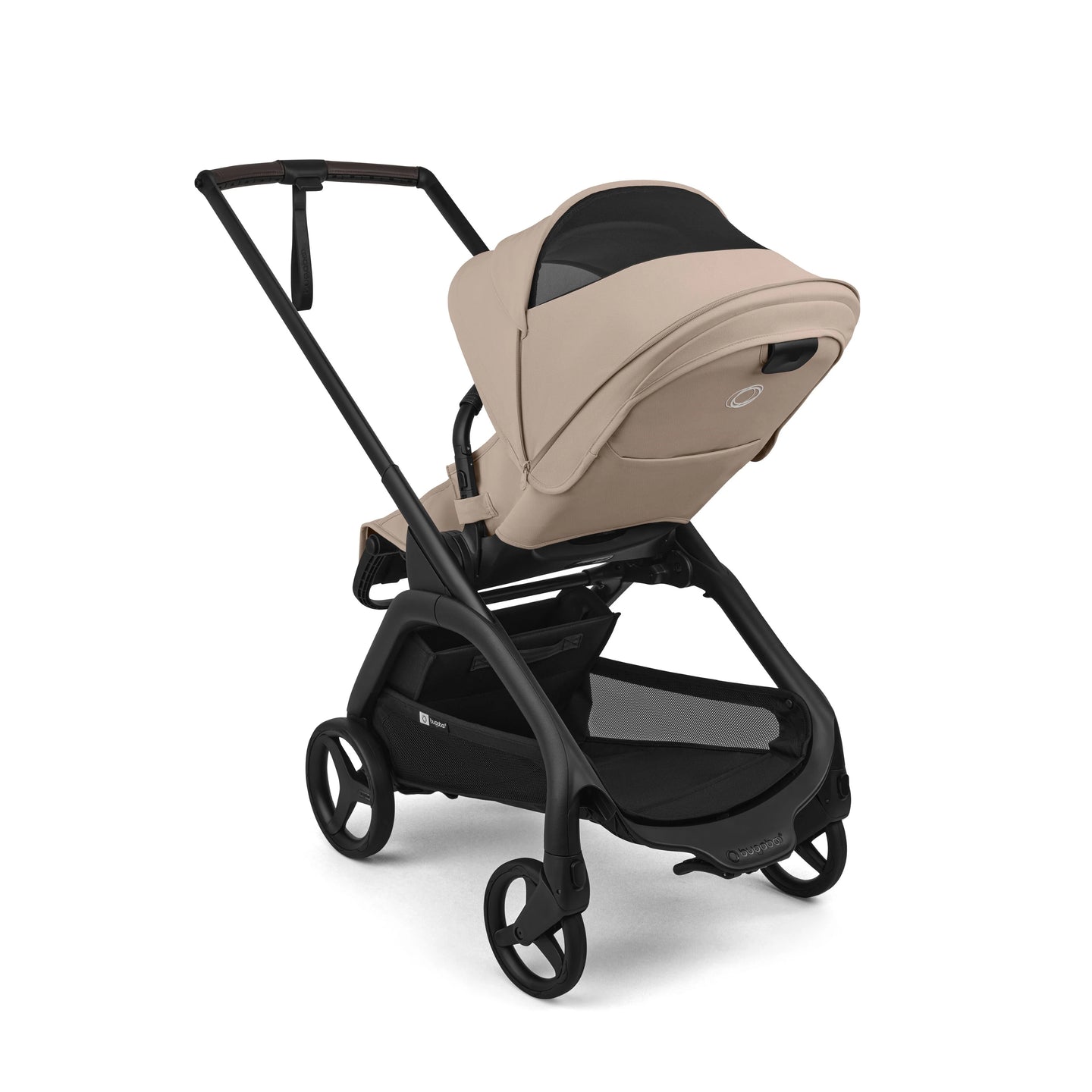Bugaboo - Dragonfly + seat complete ME BLACK/DUSTY PINK-DUSTY PINK