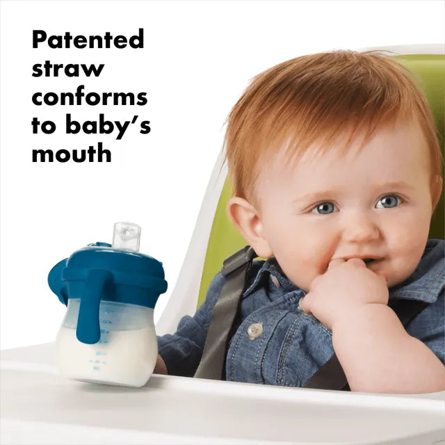 Oxo Tot - Tranisitions Soft Spout Sippy Cup with Removable Handles 6 Oz - Dusk