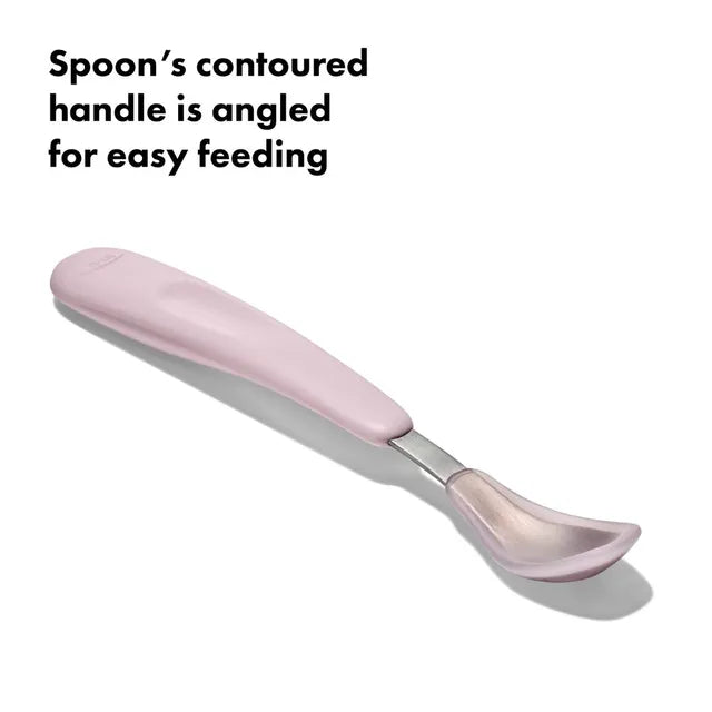 Oxo Tot - On-The-Go Feeding Spoon - Blossom