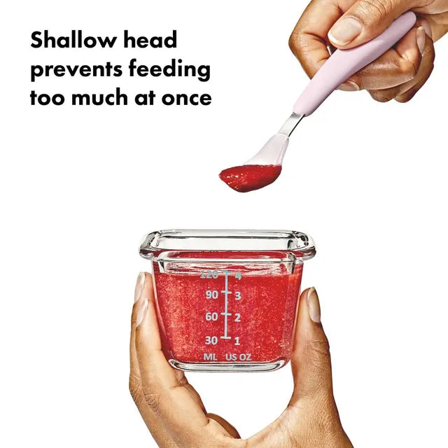 Oxo Tot - On-The-Go Feeding Spoon - Blossom