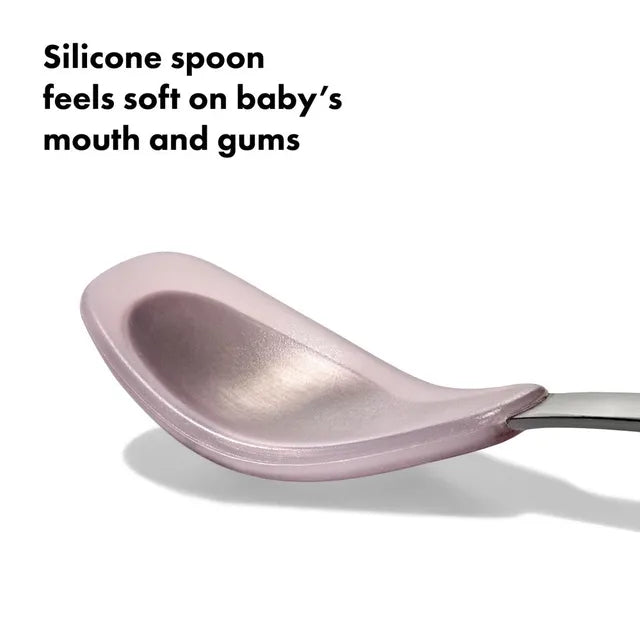 Oxo Tot - On-The-Go Feeding Spoon - Blossom