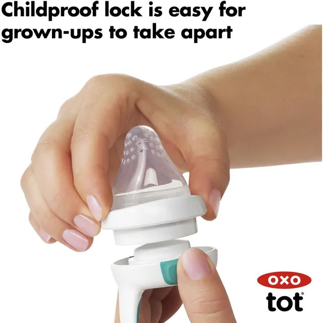 Oxo Tot - Silicone Self-Feeder - Teal