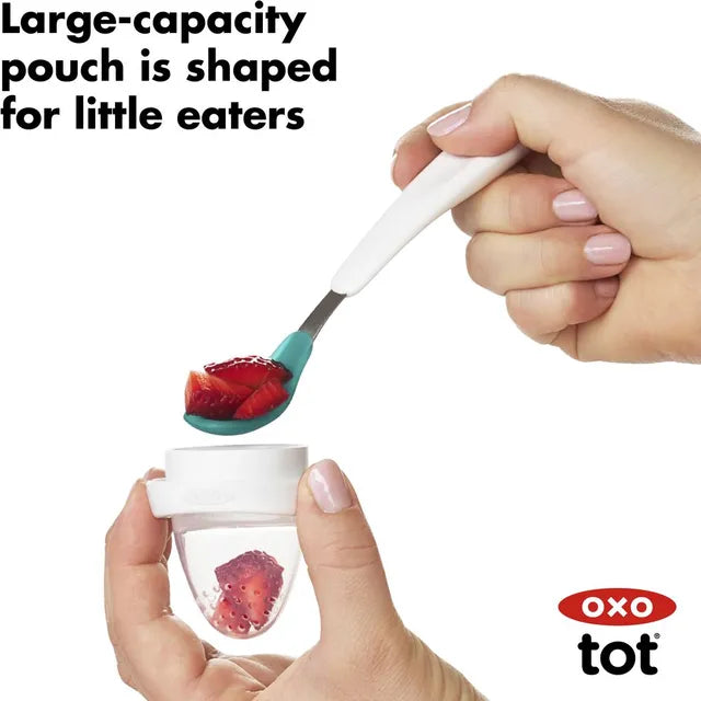 Oxo Tot - Silicone Self-Feeder - Teal