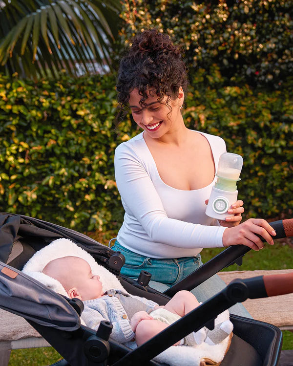 Momcozy - Cordless Portable Baby Bottle Warmer for Travel
