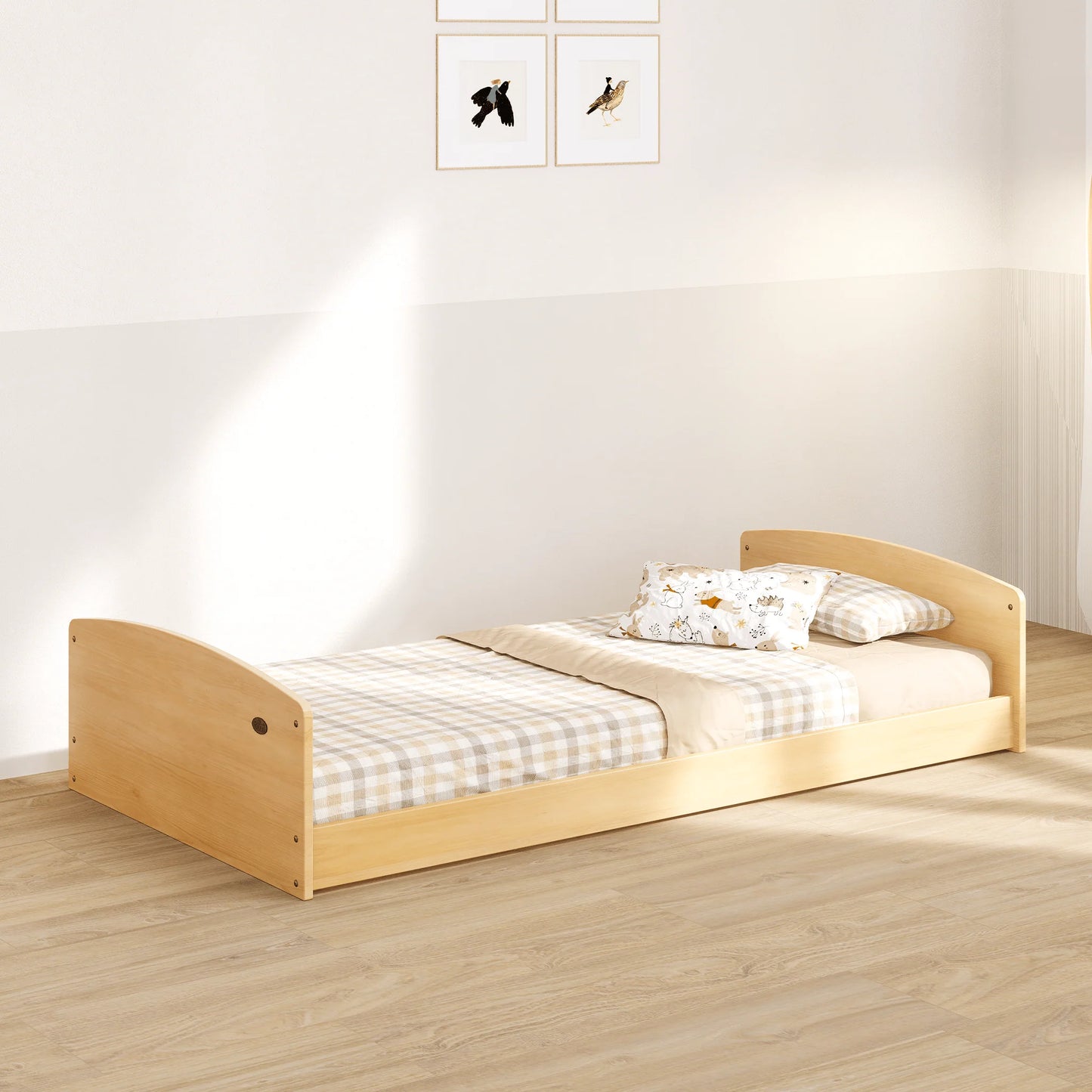 Boori - Kids Matilda Single Floor Bed_Almond