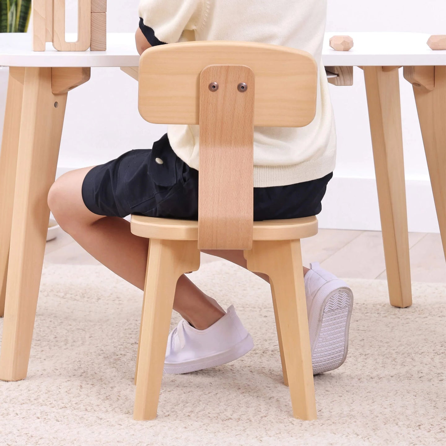 Boori Kids Tidy Chair_Almond