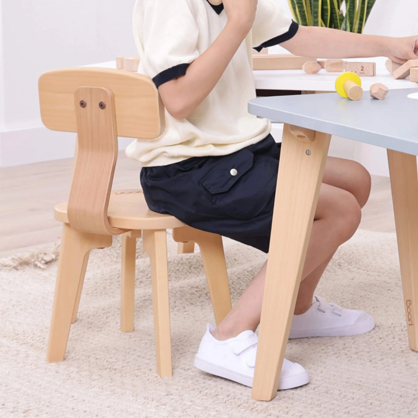 Boori Kids Tidy Chair_Almond