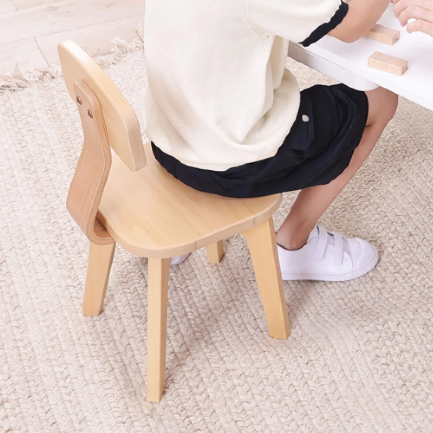 Boori Kids Tidy Chair_Almond