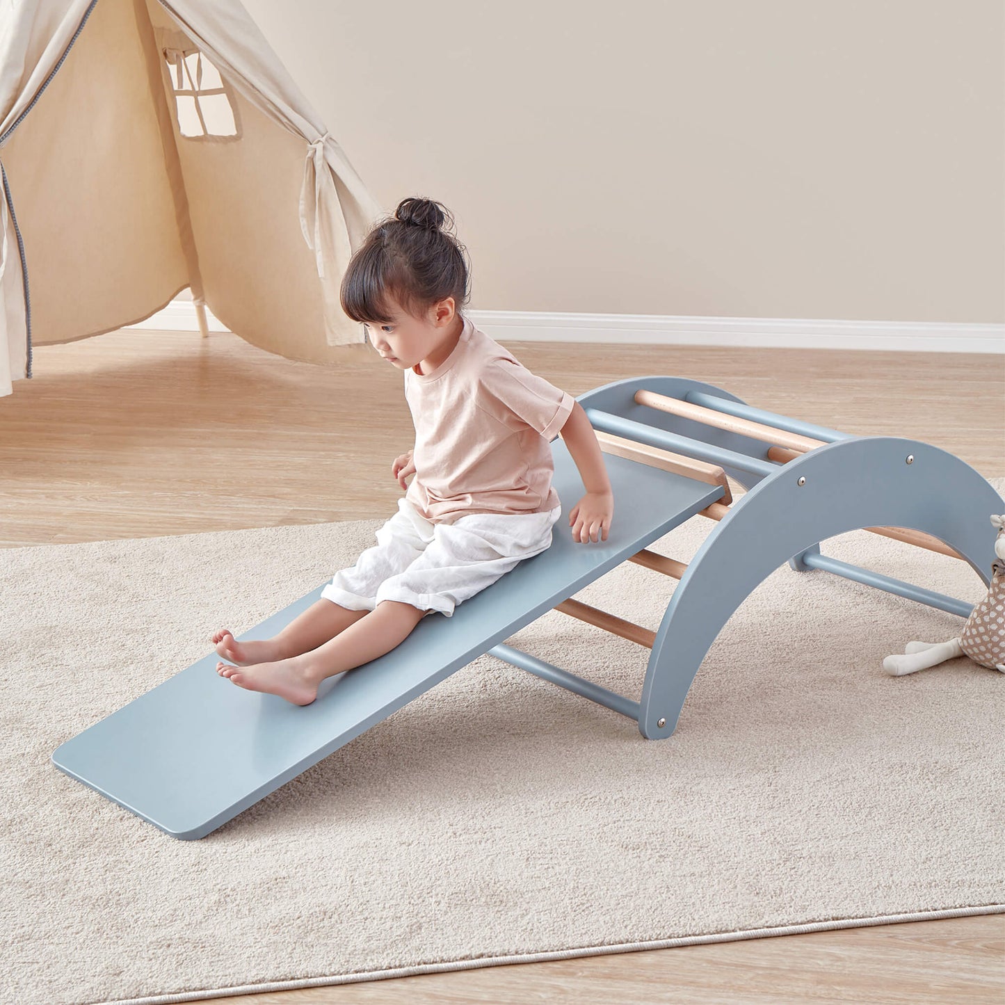 Boori - Tidy Climbing 3 Pieces Set -  Blueberry and Almond