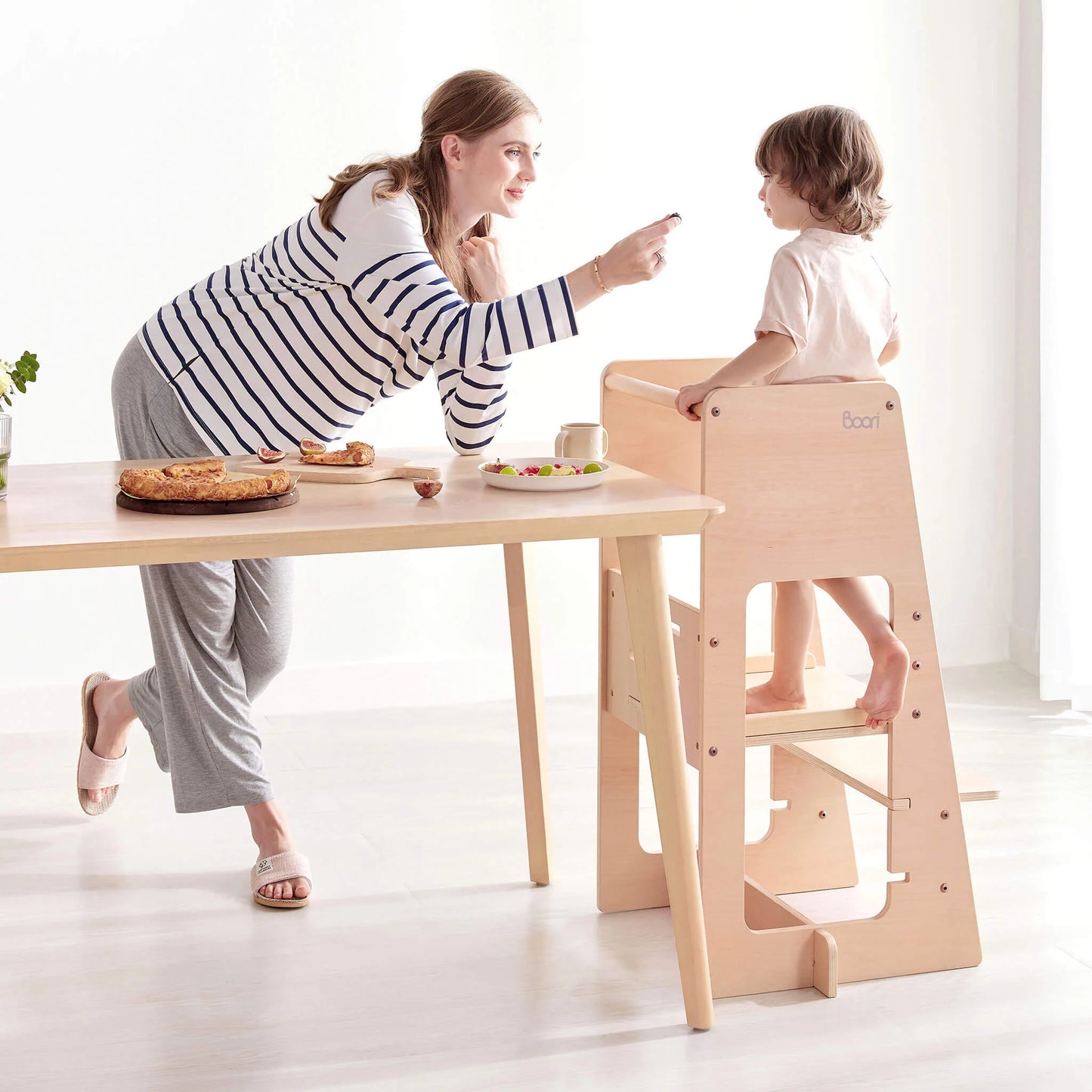 Boori - Kids Tidy Learning Tower - Barley White