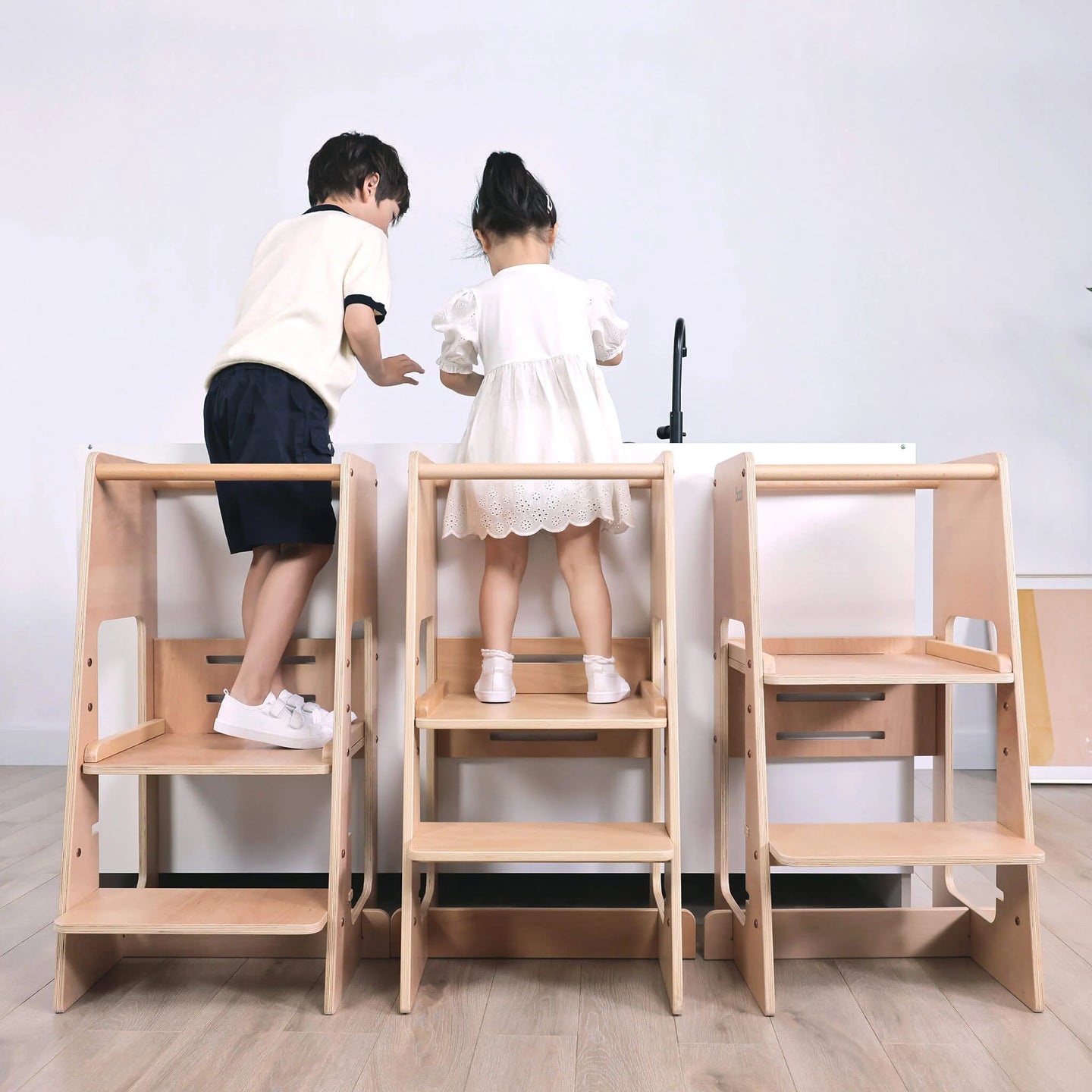 Boori - Kids Tidy Learning Tower - Barley White