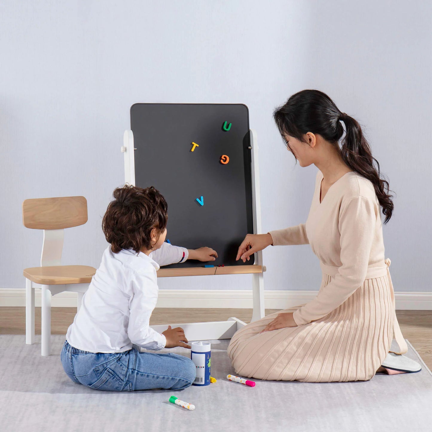 Boori - Tidy Drawing Board - Barley White & Almond