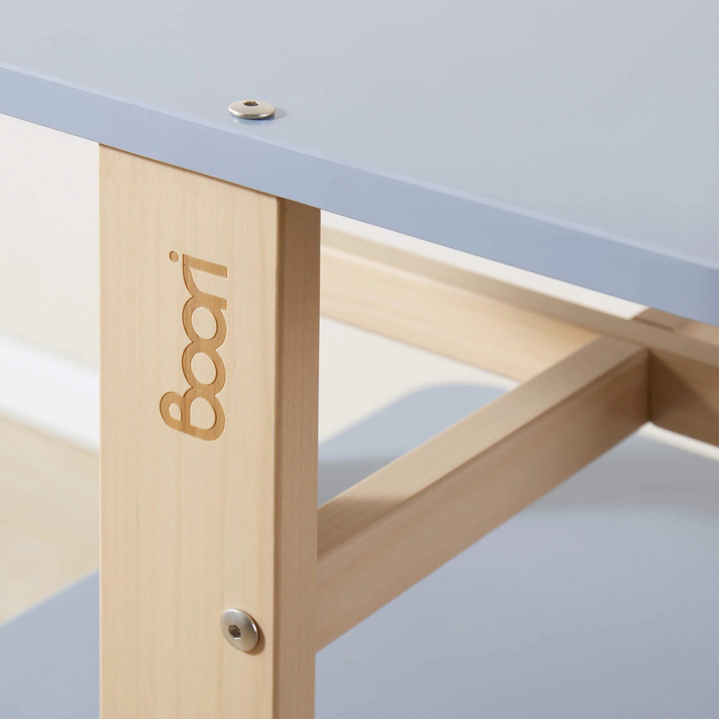 Boori - Tidy Rotating Bookshelf_ Barley White and Almond