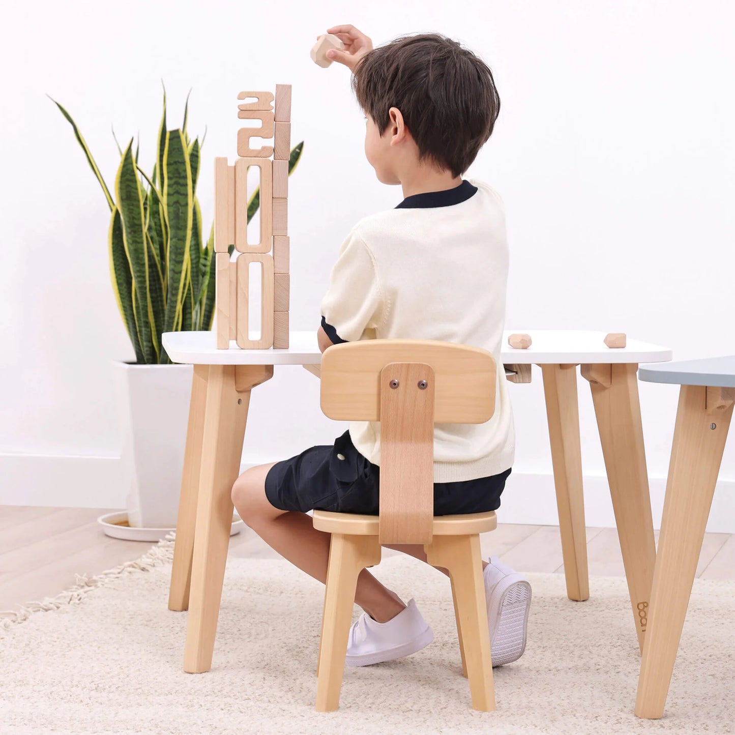 Boori Kids Tidy Chair_Almond