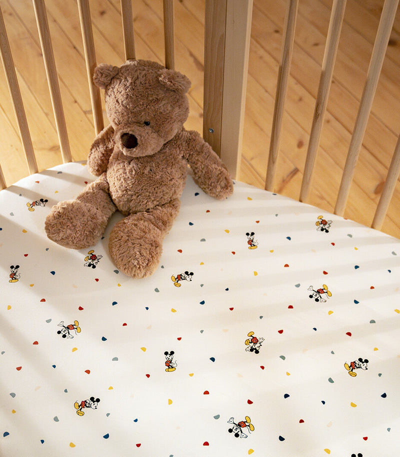 Stokke - Sleepi Mini Fitted Sheet V3 Mickey Celebration