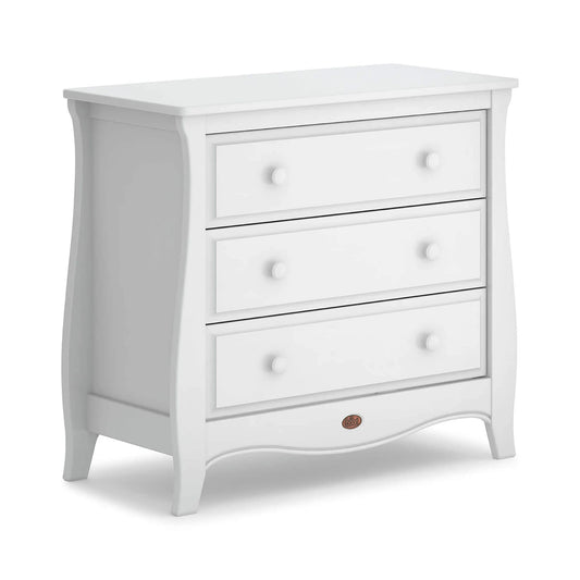 Boori - Sleigh 3 Drawer Chest Smart Assembly_Barley White
