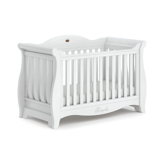 Boori - Sleigh Royale Cot Bed_Barley White