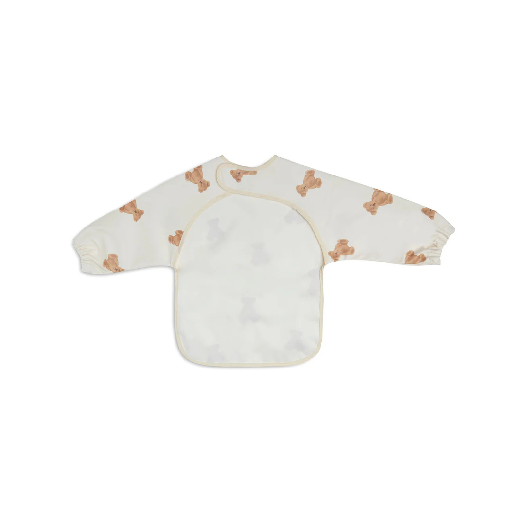 Jollein - Bib Waterproof with Sleeves Teddy Bear