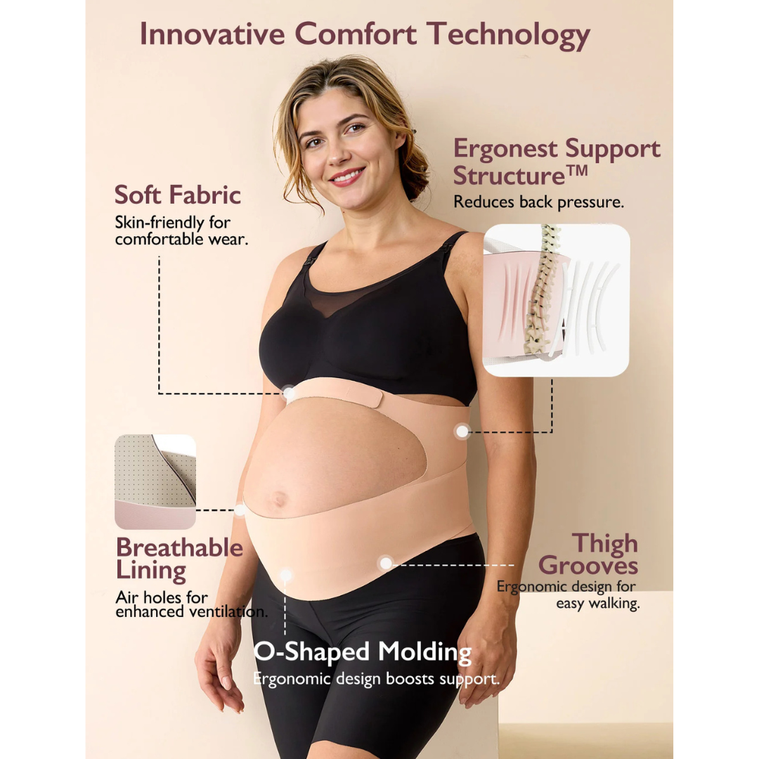 Momcozy - Maternity Belt Beige - L