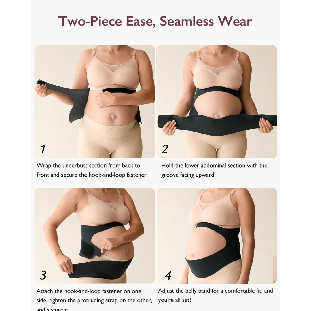 Momcozy - Maternity Belt Black - L