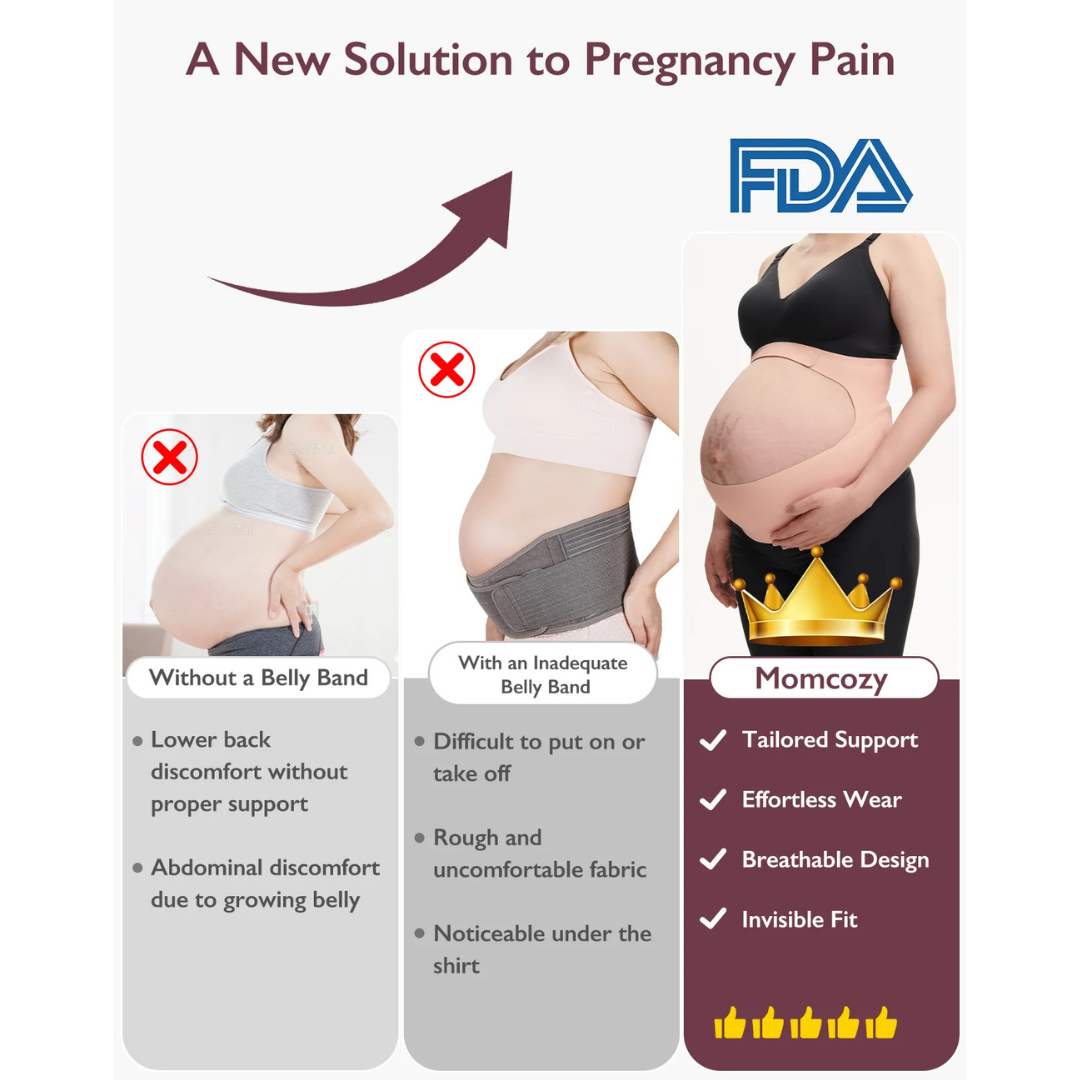 Momcozy - Maternity Belt Black - L