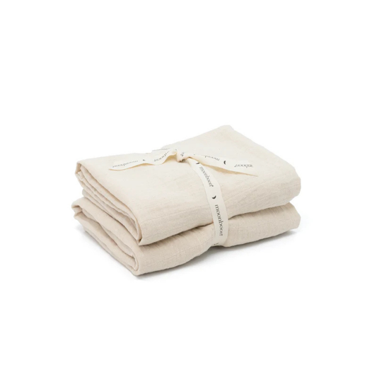 Moonboon - Organic Muslins 2 Pack - Nature