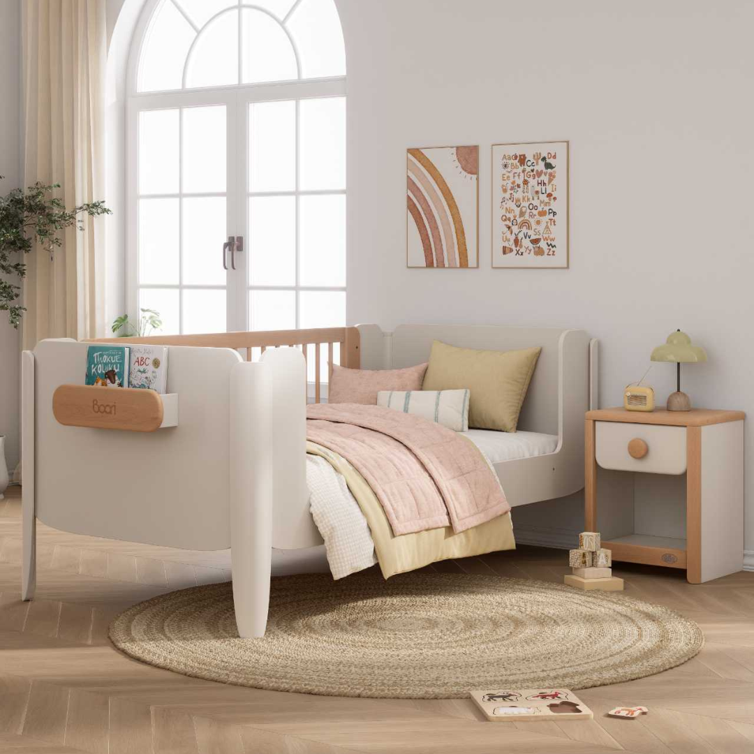 Boori - Yarra guarded single bed_Truffle