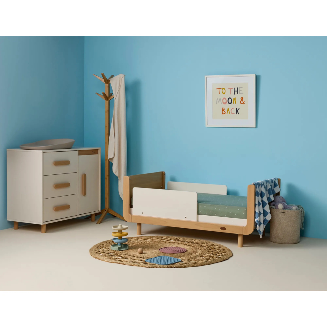 Boori - Ocean Cot Bed_Soft White and Beech