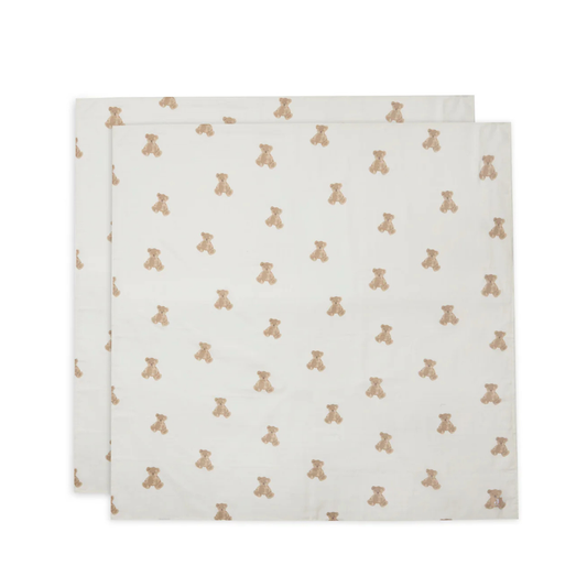 Jollein - Cloth Muslin Teddy Bear 115 x 115 cm