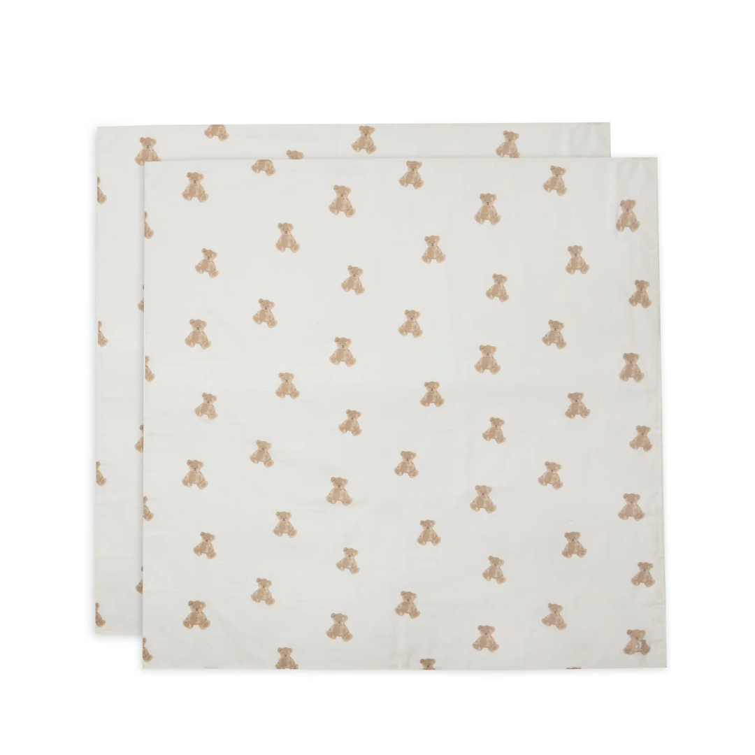 Jollein - Cloth Muslin Teddy Bear 115 x 115 cm