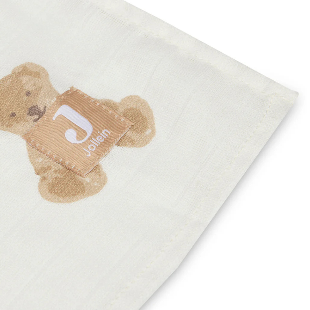 Jollein - Cloth Muslin Teddy Bear 115 x 115 cm