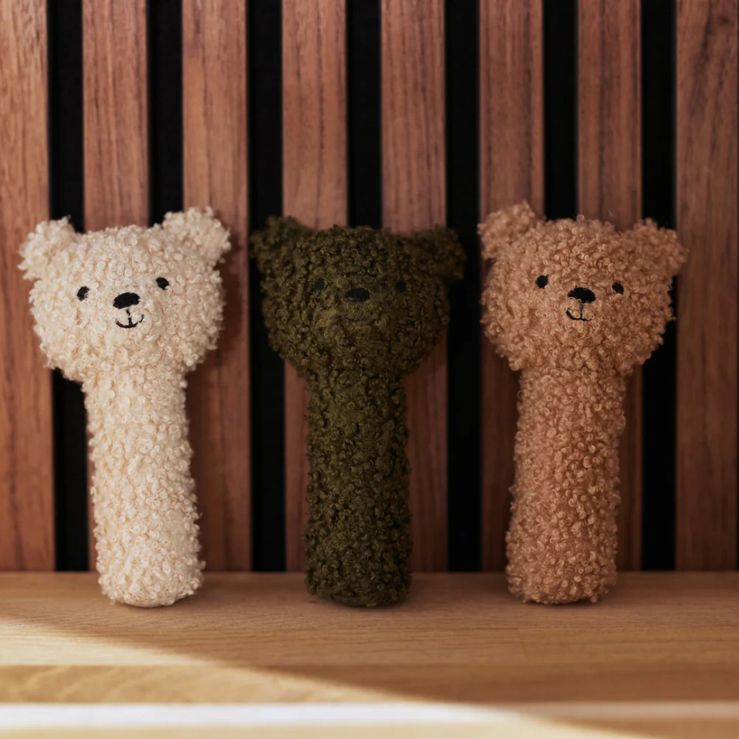 Jollein - Rattle Teddy Bear Naturel