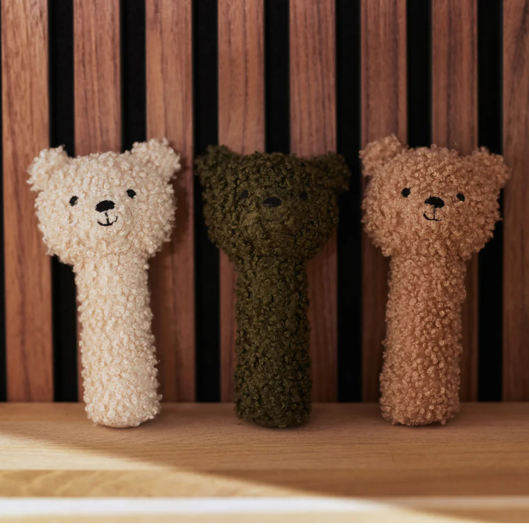 Jollein - Rattle Teddy Bear Biscuit
