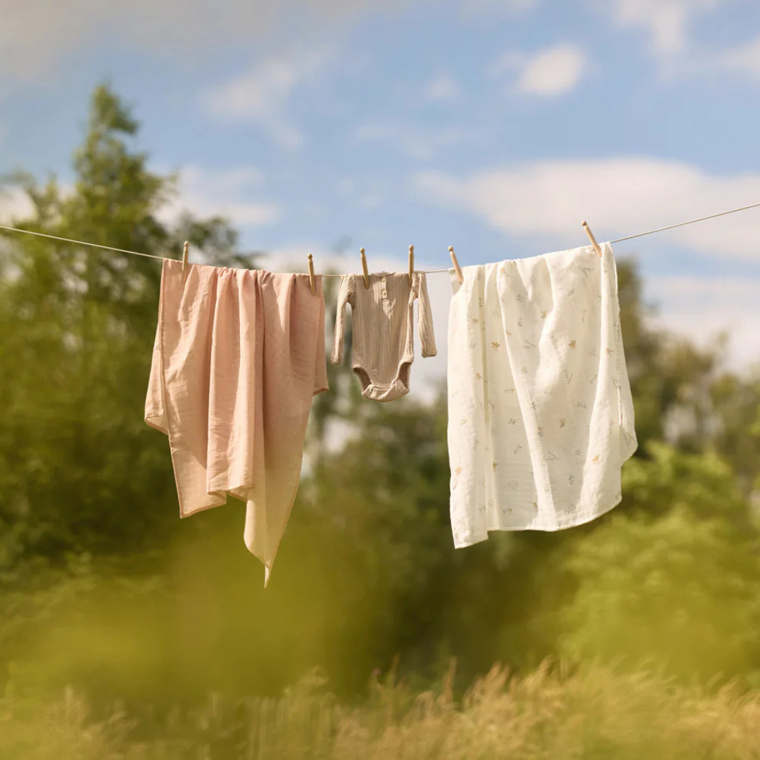 Jollein - Swaddle Muslin 115x115cm Twinkling Wild Rose (2pack)