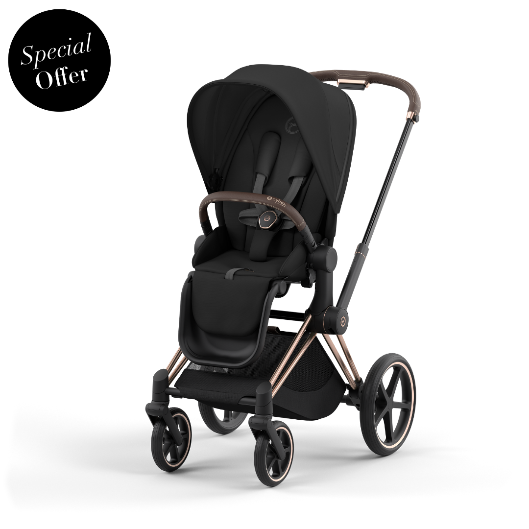 Cybex - Priam Rosegold Frame with Seat Pack