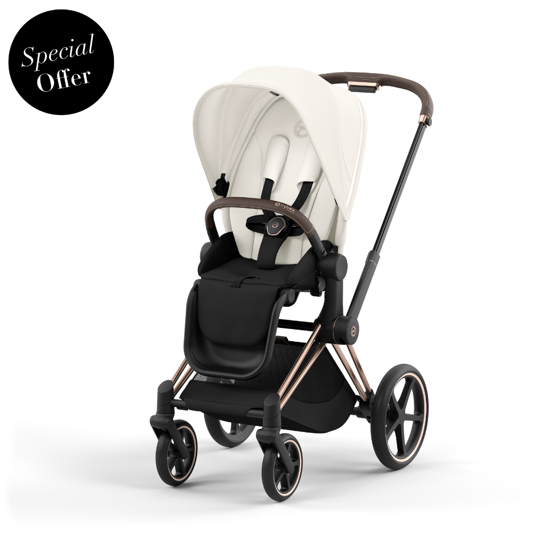 Cybex - Priam Rosegold Frame with Seat Pack