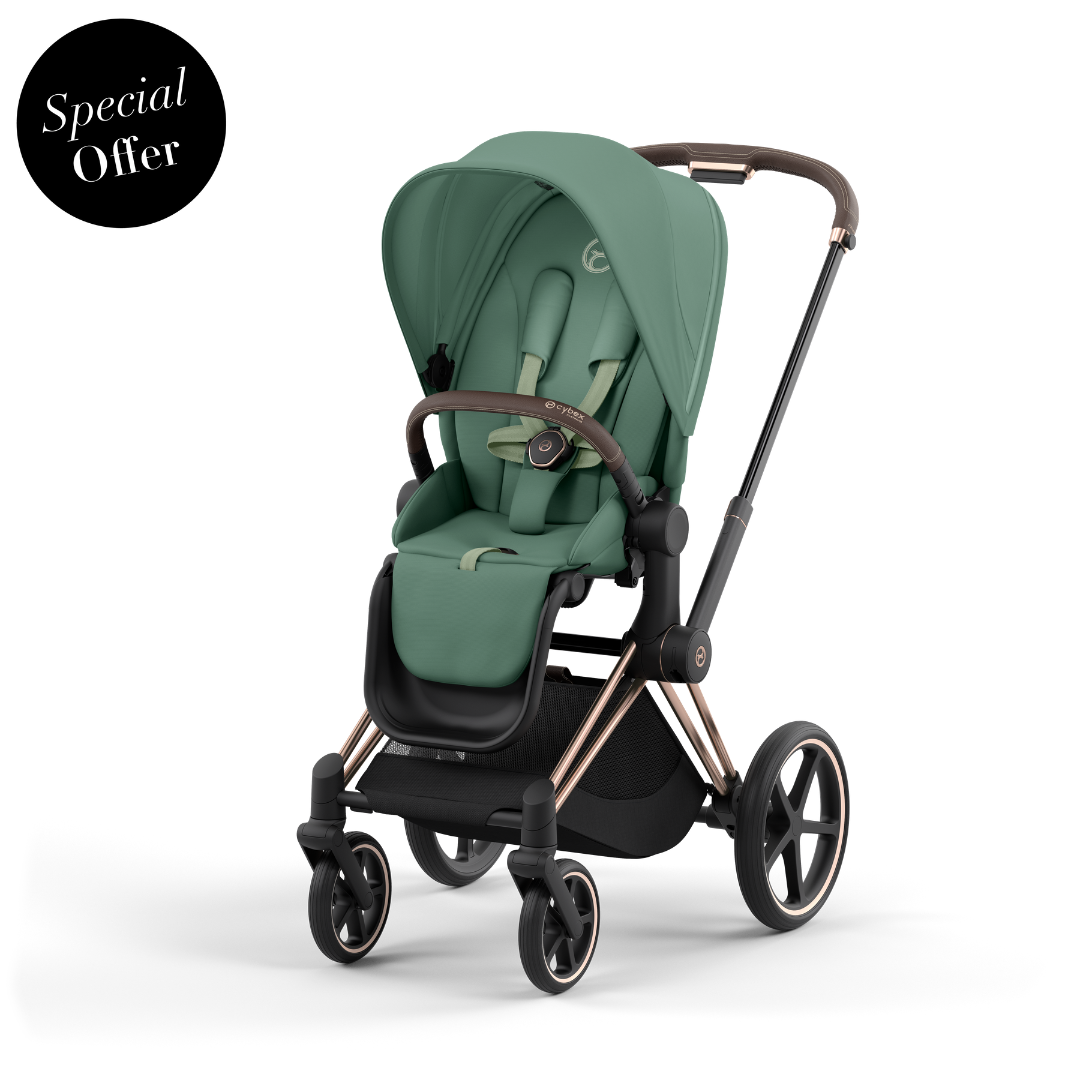 Cybex - Priam Rosegold Frame with Seat Pack