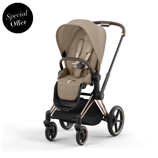 Cybex - Priam Rosegold Frame with Seat Pack