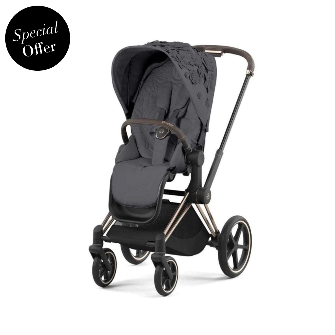 Cybex - Priam Rosegold Frame with Seat Pack