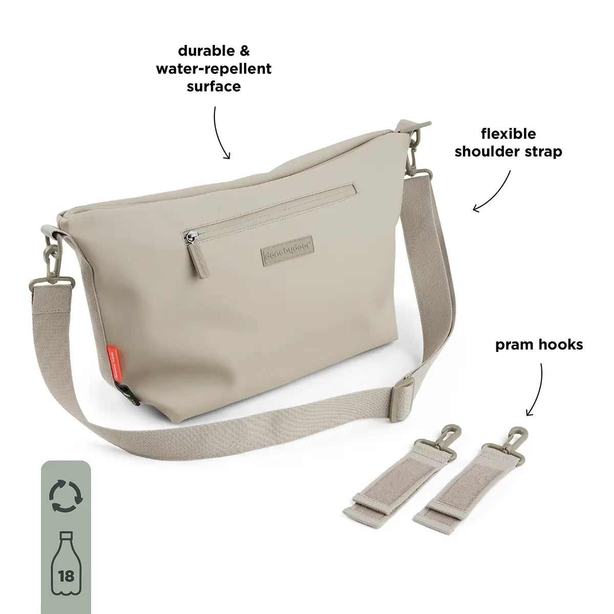 Done By Deer - Stroller Bag Sand