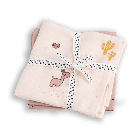 Done By Deer - Swaddle 2-pack GOTS Lalee Powder