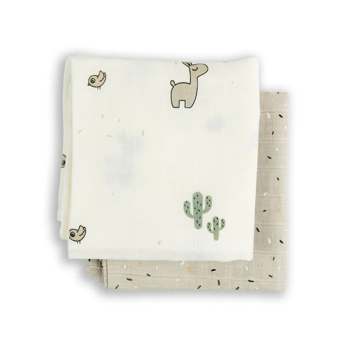 Done By Deer - Swaddle 2-pack GOTS Lalee Sand