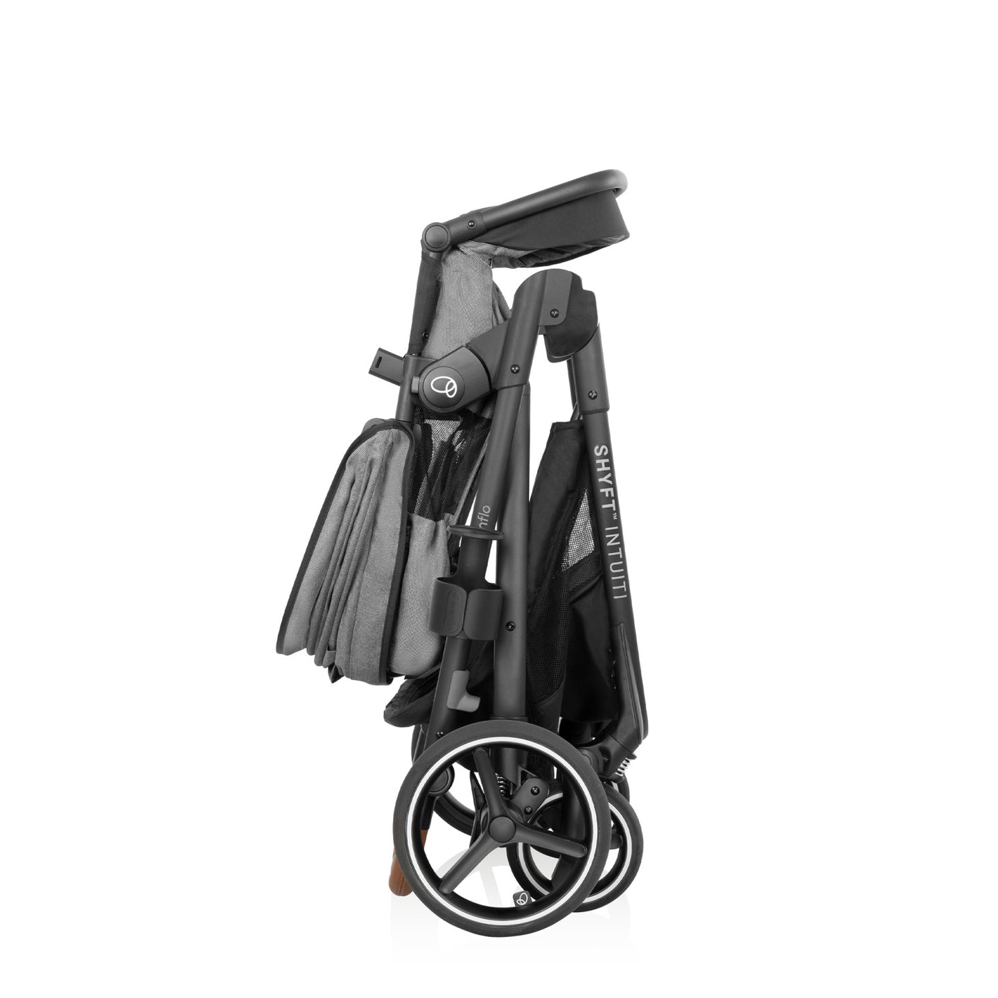 Evenflo -  Shyft Intuiti Travel System with Revolve180 LiteMax NXT Rotational Infant Car Seat - Fossil Gray