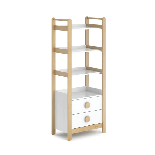 Boori - Tidy Storage Bookcase_Barley White and Beech