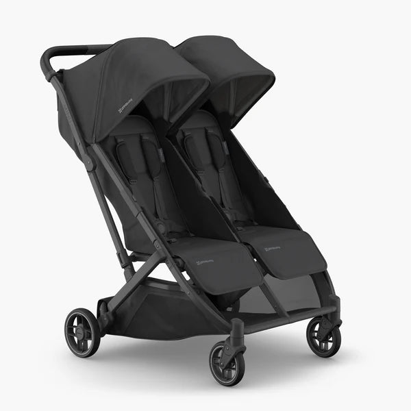 UPPABABY - UPPAbaby Minu Duo Stroller Jake Charcoal Carbon Frame Black Leather
