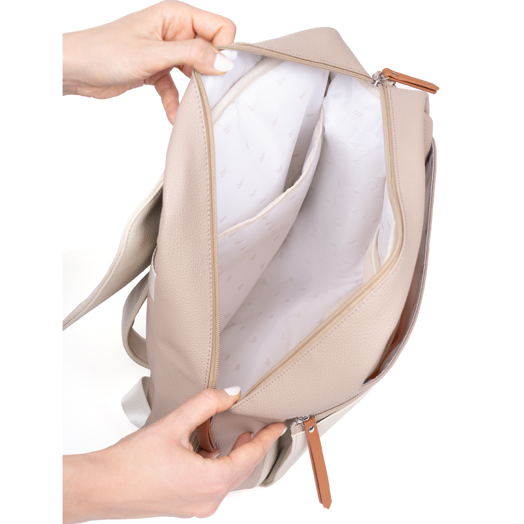 Jikel - Loomi Diaper Backpack - Sandstone